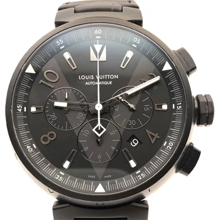 ルイ・ヴィトン タンブール Q1A62 SS/レザー ブラック