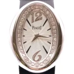 ピアジェ ライムライト マジックアワー P10442 WG/レザー シルバー