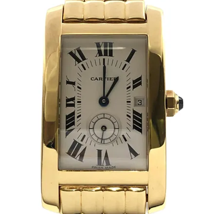 カルティエ タンクアメリカン 8012905 18K ホワイト