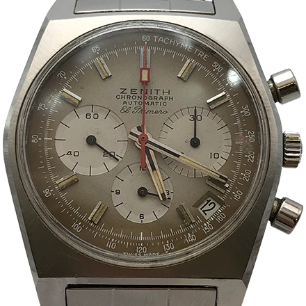 ゼニス エルプリメロ クロノグラフ 707D520 SS 自動巻式 ブラウン