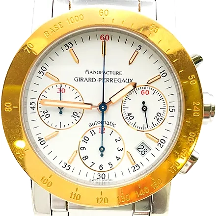 ジラール・ペルゴ 70300.1.56.7117 BRN7 SS/GP 自動巻式 ホワイト