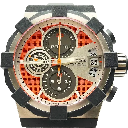 コンコルド C1 クロノグラフ 01.5.14.1001 SS 自動巻式 オレンジ