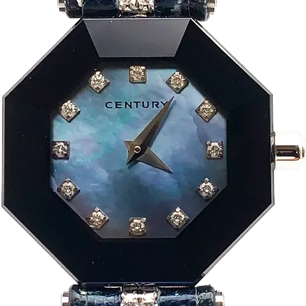 センチュリー タイムジェム WG/レザー 電池式 ブルー