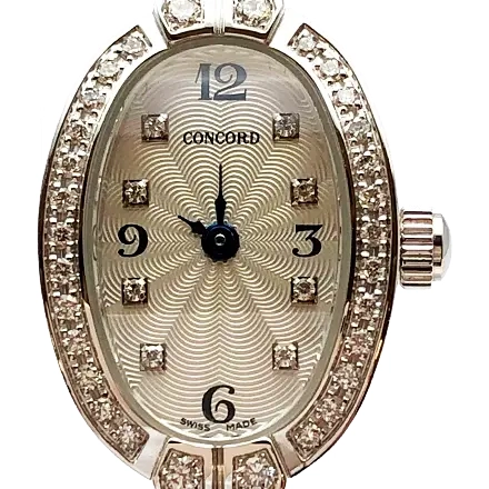 コンコルド レクタンギュラー 61-H5-1423 WG 電池式 シルバー