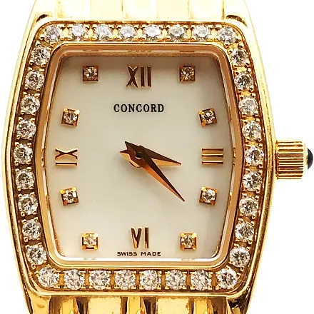 コンコルド ベトネ ミニ 54.25.1410 YG 電池式 ホワイト