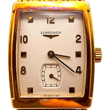 ロンジン YG 手巻式 アイボリー