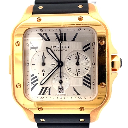 カルティエ サントス ドゥ カルティエ クロノグラフ XL WGSA0017