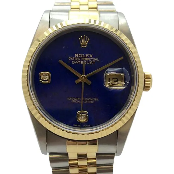 ロレックス デイトジャスト 16233 2BR オニキス