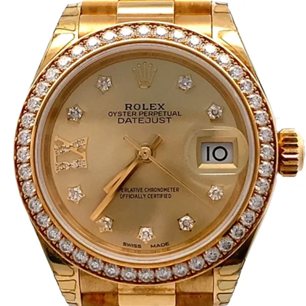 ロレックス デイトジャスト 279138RBR シャンパンゴールド