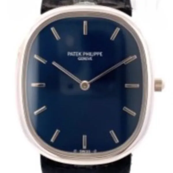 パテック フィリップ ゴールデンエリプス 3738/100G-001 ブルー