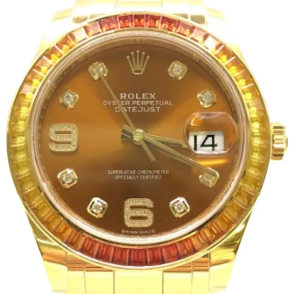 ロレックス デイトジャスト 86348SAJOR ブラウン