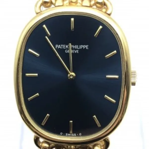 パテック フィリップ ゴールデンエリプス 3848/1 ブルー
