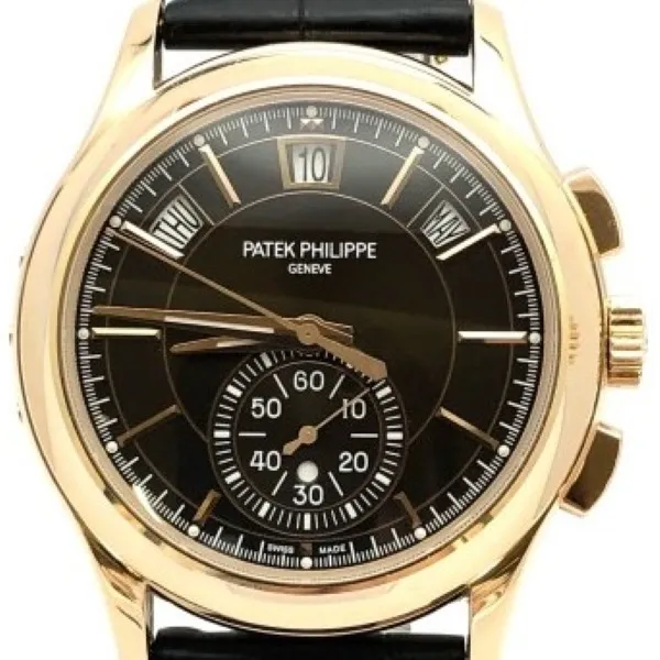パテック フィリップ コンプリケーション アニュアルカレンダー フライバック クロノグラフ 5905R-001 ブラック