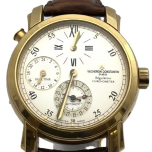 ヴァシュロン・コンスタンタン マルタ デュアルタイム レギュレーター 42005/000J-8901 シルバー