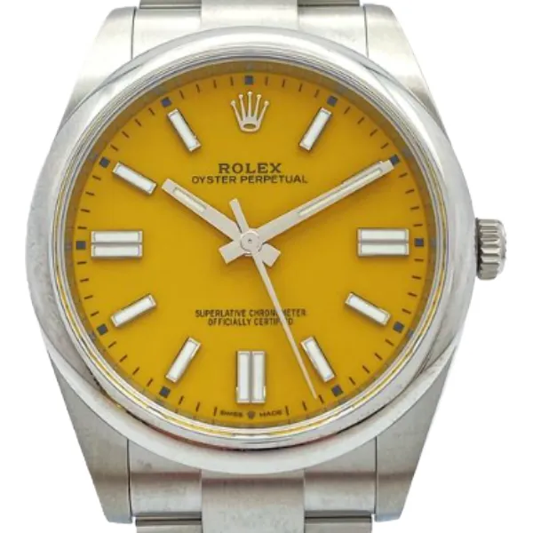 ロレックス オイスターパーペチュアル 124300 イエロー