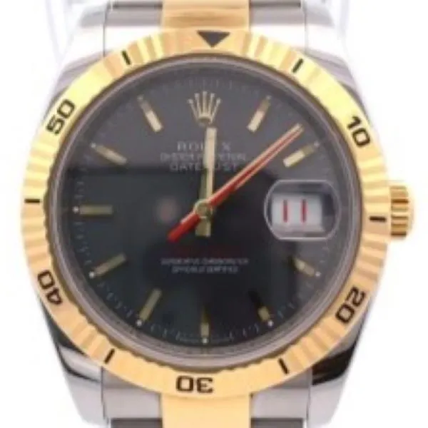 ロレックス デイトジャスト ターノグラフ 116263 ブラック