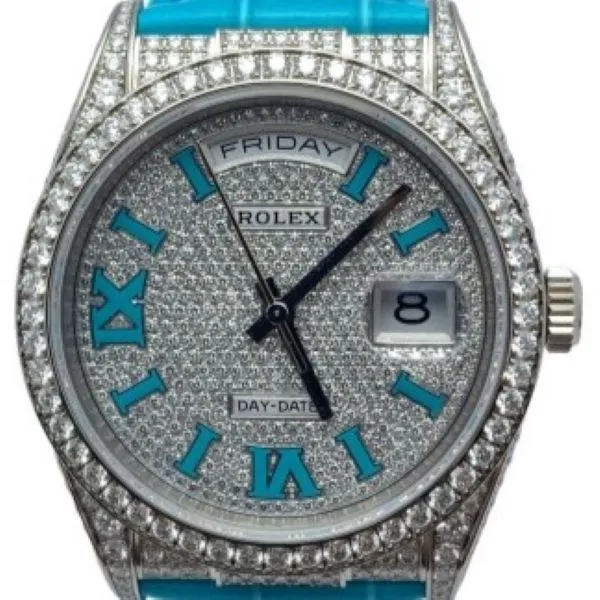 ロレックス デイデイト 128159RBR ホワイト