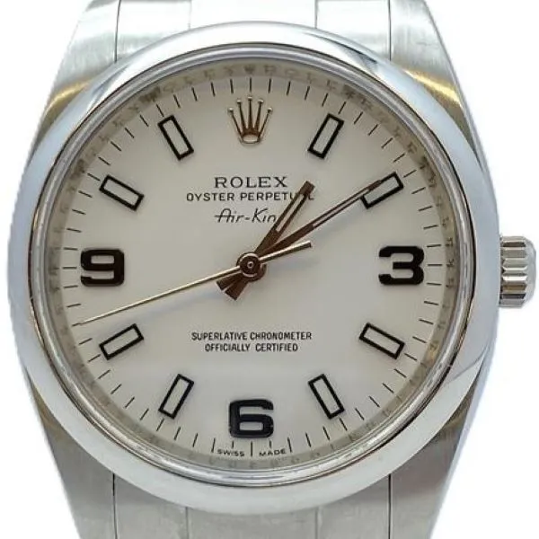 ロレックス エアキング 114200 ホワイト