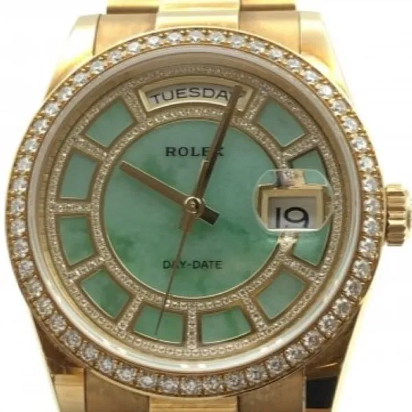 ロレックス デイデイト グリーンジェイド・カルーセル 118348