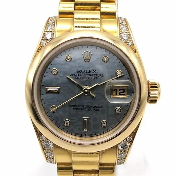 ロレックス デイトジャスト 179298 ブルー