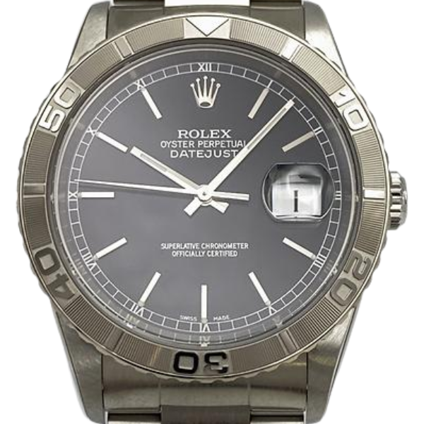 ロレックス デイトジャスト サンダーバード 16264 ブラック