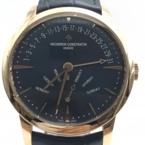 ヴァシュロン・コンスタンタン パトリモニー レトログラード デイデイト 4000U/000R-B516 ブルー