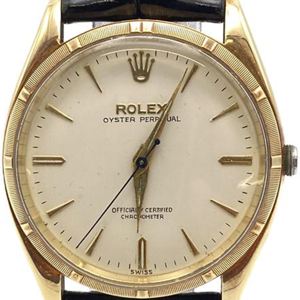 ロレックス オイスターパーペチュアル 6565 ホワイト