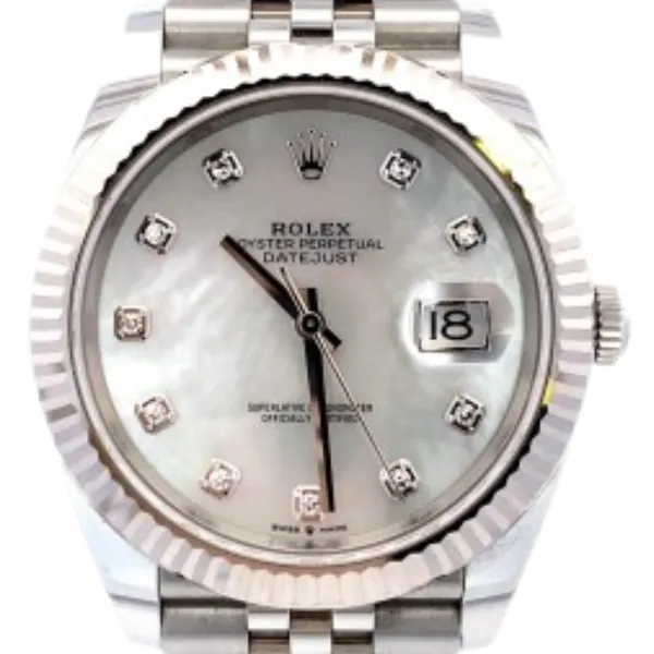 デイトジャスト 126334NG ホワイトシェル