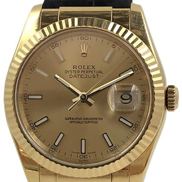 ロレックス デイトジャスト 116138 ゴールド