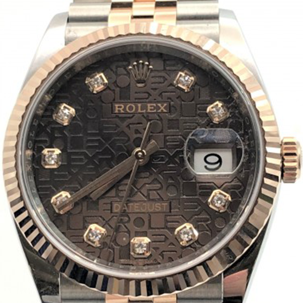 ロレックス デイトジャスト 126231G 10Pダイヤモンドインデスックス