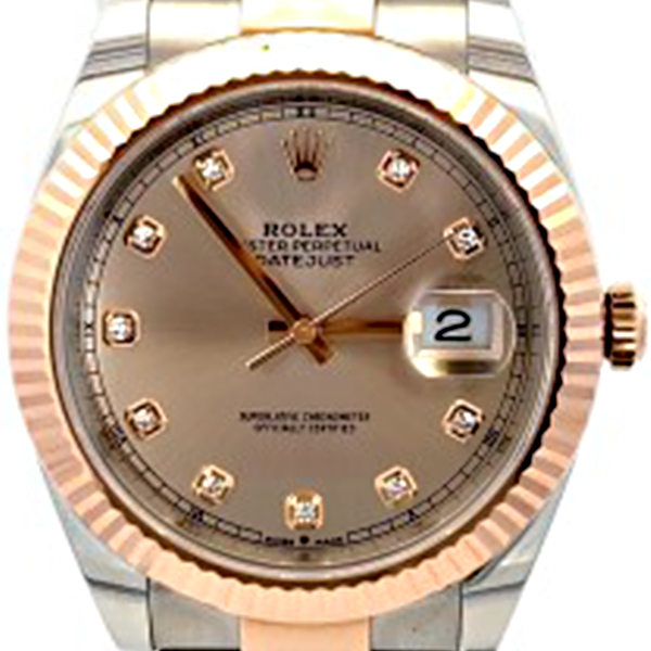 ロレックス デイトジャスト 126331G 10Pダイヤモンドインデックス