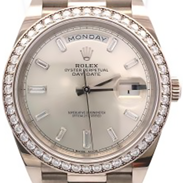 ロレックス デイデイト 228349RBR シルバー