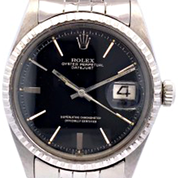 ロレックス デイトジャスト 1603 ブラック