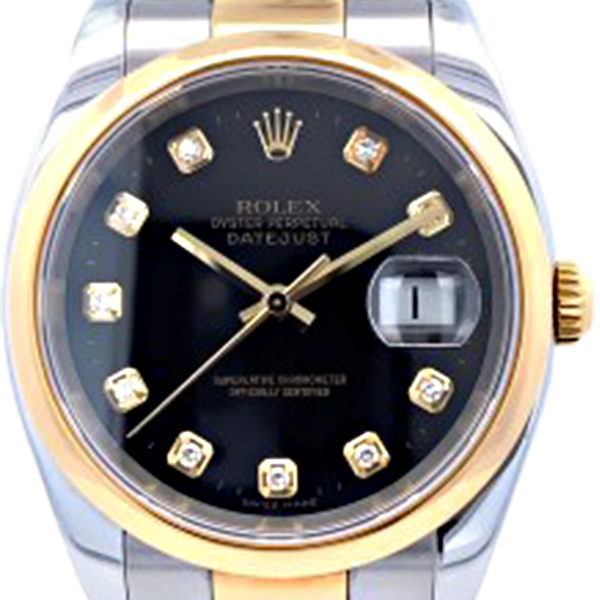 ロレックス デイトジャスト 116203G 10Pダイヤモンドインデックス