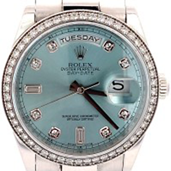 ロレックス デイデイト 118346A アイスブルー