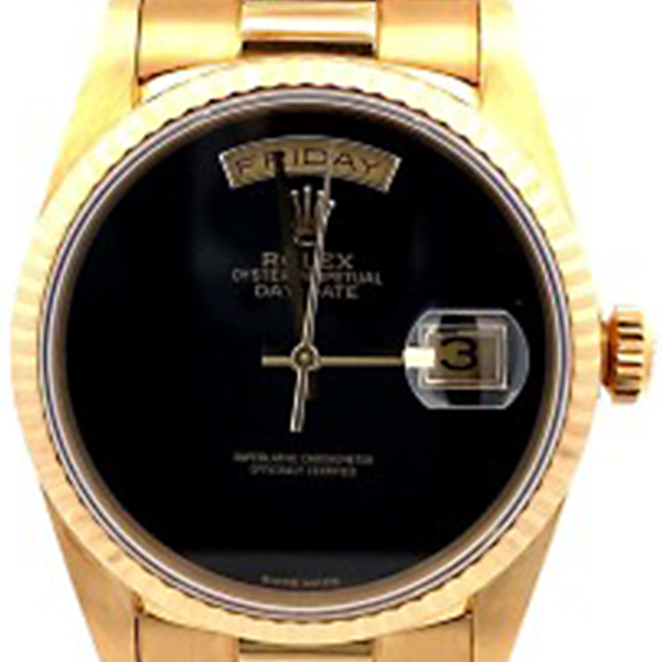 ロレックス デイデイト 18238 オニキス
