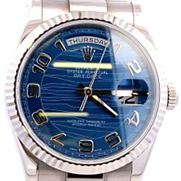 ロレックス デイデイト 118239 ブルー