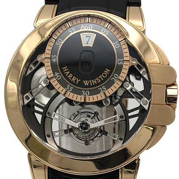 ハリー・ウィンストン オーシャン トゥールビヨン ジャンピングアワー OCEMTJ45RR001