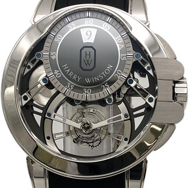 ハリー・ウィンストン オーシャン トゥールビヨン ジャンピングアワー OCEMTJ45WW001