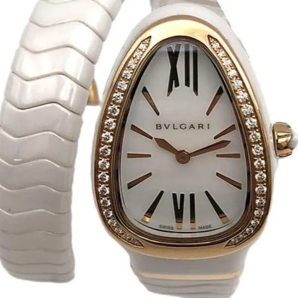 ブルガリ セルペンティ スピガ ダイヤベゼル SPC35WG