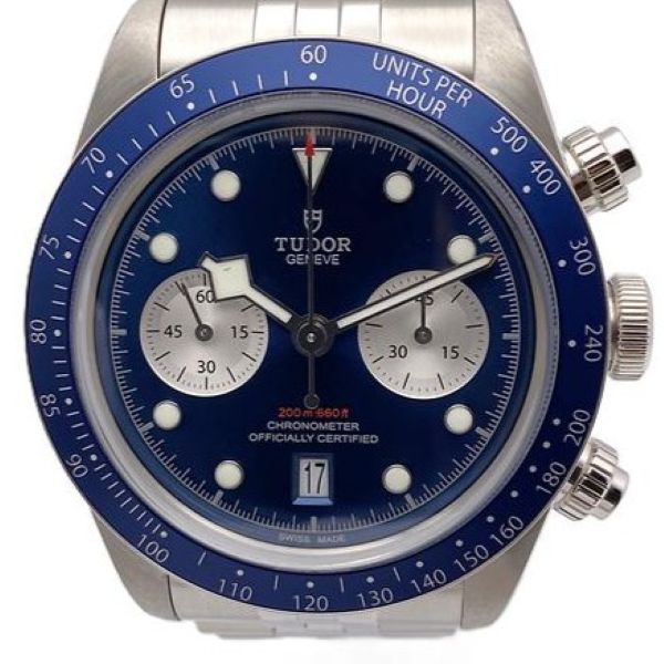 チューダー(チュードル) ブラックベイクロノ 79360B-0002 ブルー ブティック限定モデル