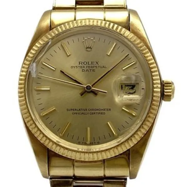 ロレックス オイスターパーペチュアルデイト 1503 ゴールド