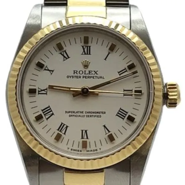 ロレックス オイスターパーペチュアル 67513 ホワイト