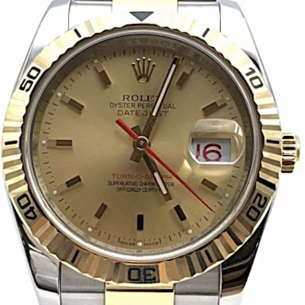 ロレックス デイトジャスト ターノグラフ 116263 ゴールド