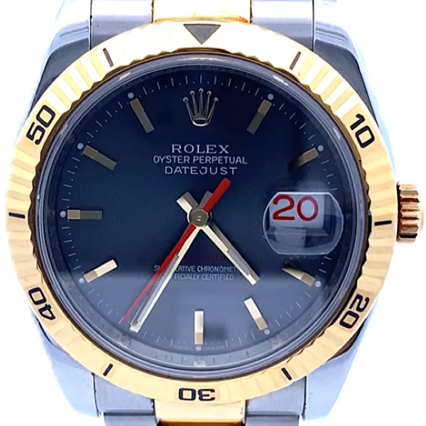 ロレックス デイトジャスト ターノグラフ 116263 グレー