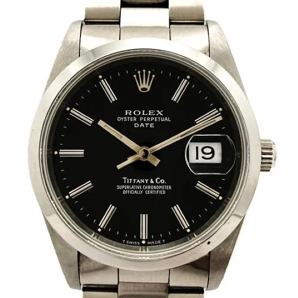 ロレックス オイスターパーペチュアルデイト ティファニー Wネーム 15200