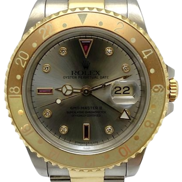 ロレックス GMTマスターⅡ 16713RG シルバー