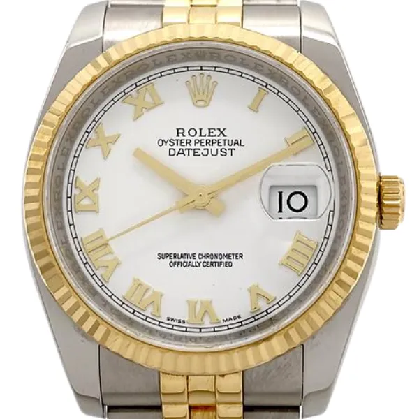 ロレックス デイトジャスト 116233 ホワイト