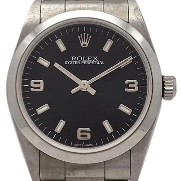 ロレックス オイスターパーペチュアル 77080 ブラック