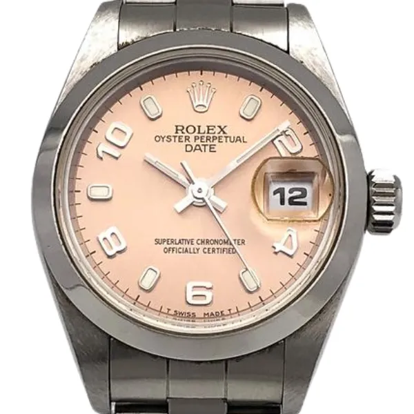 ロレックス オイスターパーペチュアルデイト 69160 オレンジ